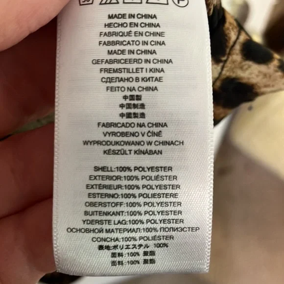 Michael Kors Animal Print Blouse 3x - Picture 2 of 3